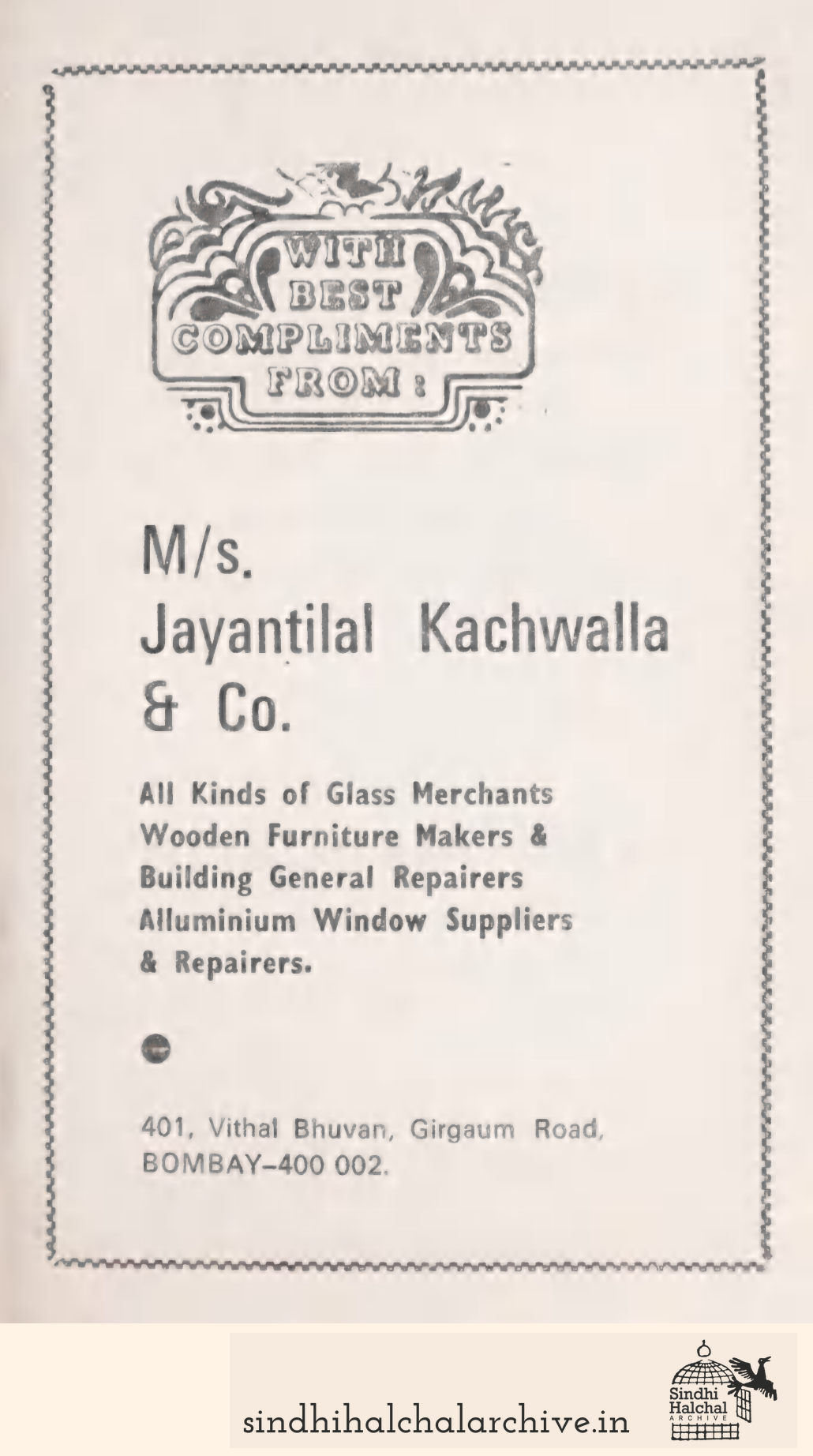 Image of AD M/s.
Jayantilal Kachwalla & Co.